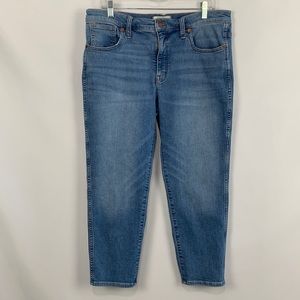 Madewell stovepipe denim jeans